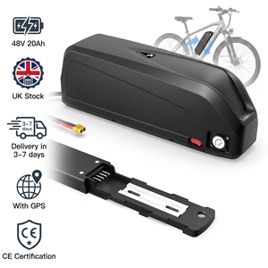 Batterie Hailong 48V 20Ah pour vélo électrique avec GPS, pack de batteries lithium-ion 50A BMS et écran LCD pour vélos électriques 750W 1000W 1500W - Stock UK - Product Image 1