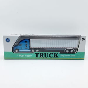 Camion plateau américain en alliage à l'échelle 1/64 de 25,5 centimètres avec logo – Modèle de camion conteneur - Product Image 3