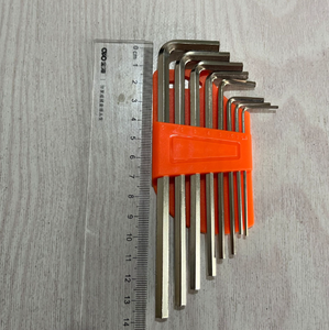 Juego de llaves <span class=keywords><strong>Allen</strong></span> multifuncional Herramienta de acero de brazo corto largo universal con Llaves hexagonales Sistema de medición métrica - Product Image 6