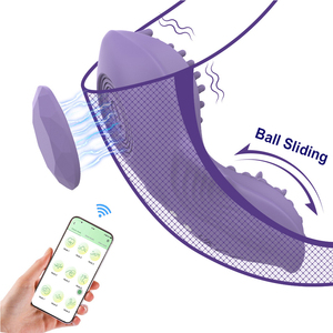 Mini-Slip-<span class=keywords><strong>Vibrator</strong></span> Stimulierendes Sexspielzeug Sexuelle Lustmittel Fernbedienung App-Steuerung Tragbarer <span class=keywords><strong>Vibrator</strong></span> für Frauen - Product Image 1