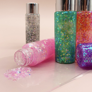 Pot d'emballage de 35ml de gel pailleté cosmétique pailleté poudre pailletée <span class=keywords><strong>maquillage</strong></span> pour cheveux visage corps art décoration - Product Image 3