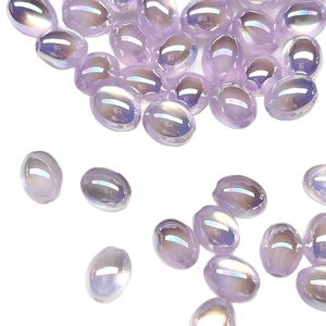 Perle a goccia Dingyi Cold Moon MaiMai effetto occhio di gatto, in resina elettrolitica lucida con foro dritto, per braccialetti fai da te fatti a mano - Product Image 5