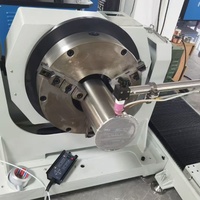 Machine de soudage orbital TIG automatique Bohan pour tuyaux avec soudage de joint de bride, écran tactile de 7 pouces, plateau rotatif et mandrin de 245 mm
