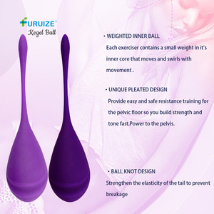 كرة تمرين كيجل من Furuize عالية الجودة من السيليكون الطري للمهبل تمرين لحوض الأنثى جهاز تمرين كيجل لشد الحوض - Product Image 4