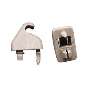 For Toyota Hyundai Sun Visor <b>Clip</b> 74348-34010-B3 Beige Plastic Replacement Part - Product Image 1