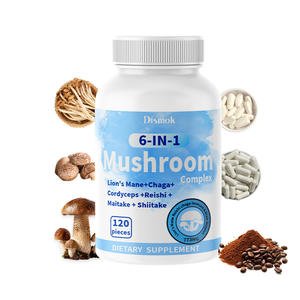 Compléments alimentaires en capsules à base d'extraits de super <span class=keywords><strong>hericium</strong></span>, de reishi, de cordyceps, de maitake, de shiitake et de chaga biologiques et végétariens en marque propre - Product Image 6