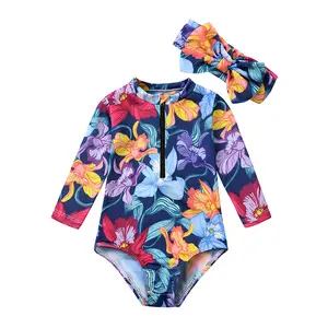 Wholesale Price Kids Swimwear Little Children Swim Suits Cute Summer Kids Swimming Costumes Baby Girls Swimsuit