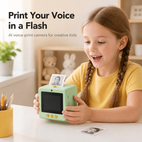 Mini-imprimante thermique vocale IA pour enfants, écran IPS 2,4 pouces, Wi-Fi, rechargeable, sans encre, jouet éducatif, Type-C, OEM ODM, à partir de 8 ans