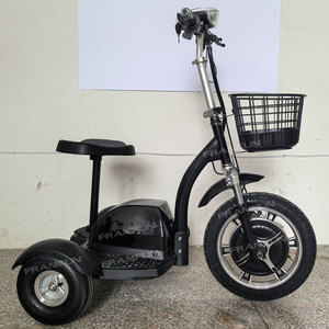 CE <span class=keywords><strong>DOC</strong></span> Qualitätskontrolle 36V350W Frontantrieb Mini-Dreirad Tragbares Elektrisches Mini-Pedicab Mini-Trike Zappy - Product Image 1