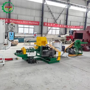 Factory Floating Fish Feed Pellet Machine Price / Fish Feed Making Machine / Dog Feed Extruder For Pet Feed With Twin Screw