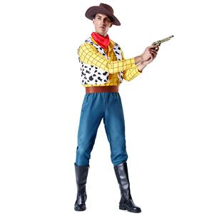 Disfraz <span class=keywords><strong>de</strong></span> Halloween Cosplay Toy Story Hui Di <span class=keywords><strong>pareja</strong></span> vaquero occidental hombres mujeres adultos fiesta escenario traje vestido Halloween escenario disfraz - Product Image 2