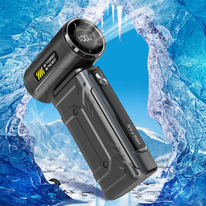 Ventilador Portátil de Alta Velocidad con Pantalla Digital, Motor sin Escobillas, Mini Ventilador de Mano para Camping al Aire Libre M358 - Product Image 5