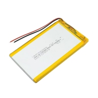 Batteries au lithium polymère ultra-minces certifiées CE, 500 cycles, 100g, 3.7V 5000mAh 6060100, cathode LiFePO4, vente en gros