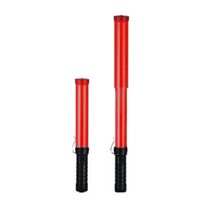 Bâtons de signalisation de sécurité télescopiques LED réglables à piles pour le contrôle du trafic, bâtons lumineux rétractables pour la circulation - Product Image 1