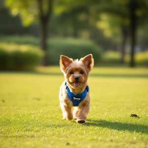 Yommy Pet Harness Extra Small Solid Color Four Corner Chest Strap 15-25cm Adjustable For Dogs - Product Image 3