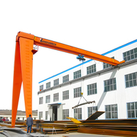 Grúa Semi Goliath de Viga Única Eléctrica con Control Remoto y Certificación CE