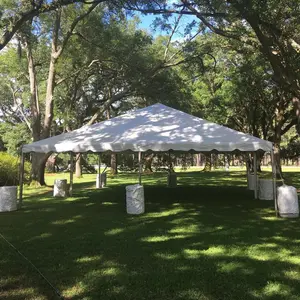Büyük açık 20'x20 klasik parti çerçeve büyük çadır ağır düğün çadırı açık Gazebo olay barınak gölgelik