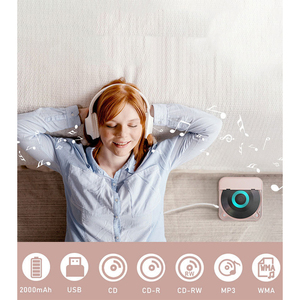 Smart Multi Format Portable <b>CD</b> <b>Player</b> With BT Touchscreen For Home <b>Car</b> Use USB Headphone Jack Plastic Material Compact Design - Product Image 6