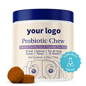 Suplemento probiótico para mascotas, tabletas masticables blandas que mejoran la vitalidad intestinal y mejoran la salud intestinal <span class=keywords><strong>de</strong></span> las mascotas, función digestiva - Product Image 1