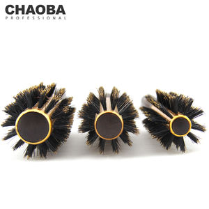 <span class=keywords><strong>Spazzola</strong></span> Rotonda CHAOBA per Asciugatura con Manico in Legno, <span class=keywords><strong>Spazzola</strong></span> Professionale con Cilindro Termico Ionico in Alluminio per Capelli Lisci - Product Image 5