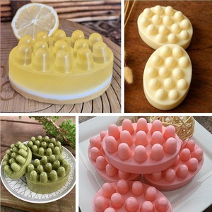 Massage <b>Soap</b> Mold - 2 Pcs4 Cavities Silicone <b>Soap</b> Mold for <b>Soap</b> Making Handmade Hair Brush Shampoo Bar Molds - Product Image 5