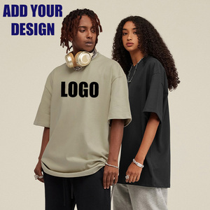 Customized High Quality Cotton 425gsm O-Neck Tshirt Print Wholesale Homme T Shirt Plain Casual Short Sleeve T-Shirts For Men - Product Image 3