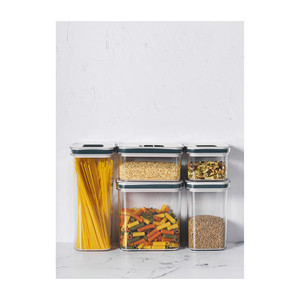 Contenitore rettangolare per alimenti con coperchio per l'organizzazione della cucina - Product Image 3