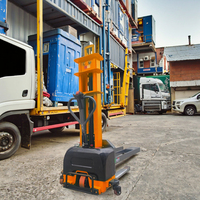 Chariot élévateur électrique transpalette transpalette empileur Muletto électrique 500-1500kg Mini chargeur latéral manuel Trans Portable