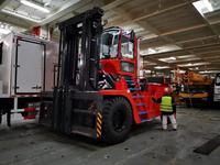 Nouveau chariot élévateur diesel contrepoids robuste CPCD200, 20 tonnes, mât standard 3m, certifié CE, pour la manutention de marchandises en port et en usine