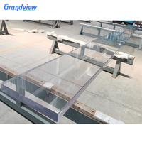 Mur acrylique pour piscine Grandview Infinity Spa, vente en gros, épaisseur de 1,5 mm à 100 mm et transmission lumineuse de 93 %