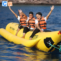 Usine de haute qualité PVC extérieur gonflable bateau banane bateau gonflable jeux d'eau gonflables pour adultes