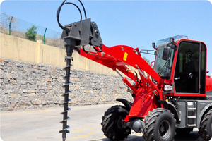 Aolite nhà máy Digger Auger tuyết Pusher cho Skid chỉ đạo nhanh chóng Hitch Bánh Xe Tải phụ tùng phần ALT CE DIESEL E604 điện loader - Product Image 6