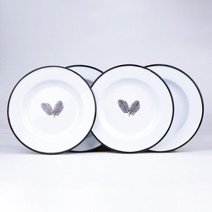 Ventes chaudes 2024, assiettes et plats à dessert plats classiques de <span class=keywords><strong>24</strong></span> <span class=keywords><strong>cm</strong></span> pour la maison, impression à domicile, <span class=keywords><strong>assiette</strong></span> en émail pour hôtel, fête - Product Image 1