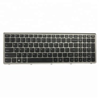 New Russian RU Laptop Keyboard for Lenovo Ideapad Z500 Z500A P500 Series Backlit with Grey Frame Replacement