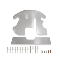 Accessoires de voiture de bouclier antivol en aluminium de bouclier de protection de convertisseur catalytique pour Toyota Prius 2010-2015