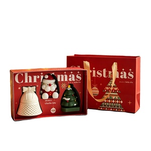 Christmas Scented Candle Gift Set Santa Tree <b>Bell</b> Aromatherapy Candles with Gift Bag for Home Decoration Holiday Party Favors - Product Image 1