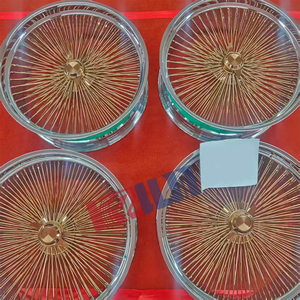 Jantes à rayons dorées de 22 pouces, jantes forgées, jantes à rayons métalliques - Product Image 3