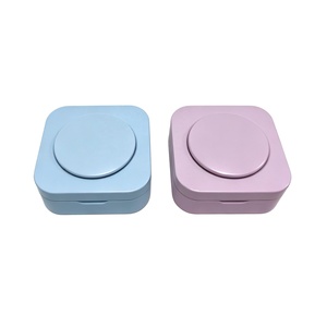 Boîte de rangement pour bonbons avec logo personnalisé, en fer et ABS, couvercle rotatif, 76 mm, carrée, pour l'organisation de la cuisine - Product Image 3