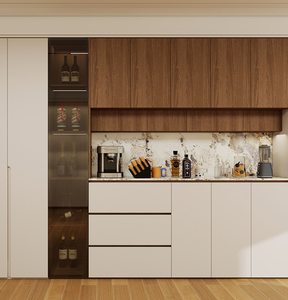 ตู้เก็บของไม้สไตล์โมเดิร์นเรียบง่ายและทันสมัยเฟอร์นิเจอร์ห้องนอนแบบกำหนดเองได้ - Product Image 3