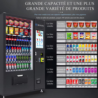 Distributeur automatique de boissons et de snacks RUNYANG avec logo personnalisé, écran tactile SDK, distributeur automatique intelligent pour aliments et boissons