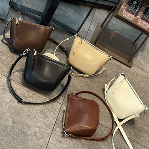 Thường Chính Hãng Da Tất Cả Các Trận Đấu Vai Túi Messenger Womens Crossbody Nhỏ Túi Messenger Với Dây Kéo - Product Image 6