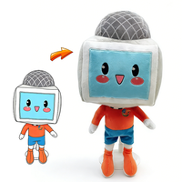 UYEAH Peluche personnalisée, petite, mignonne, style Kawaii, en coton, robot, poupée en peluche, dessin animé, douce, taille personnalisée