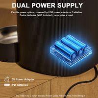 Distributeur automatique intelligent 2L pour chiens et chats, rechargeable, écran LCD, étanche, programmable, contrôle quantitatif via APP, portable, écologique