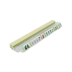 Portable Outdoor American Mahjong Set Bamboo Pattern and Inner Printed Wholesale <b>Gambling</b> Table for Hand Play - Product Image 1