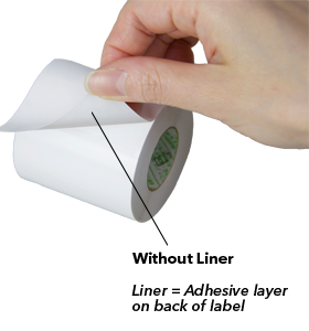 58mmx65m 린너스 열전사 라벨 흰색 라벨 롤 1.6인치(40mm) 코어 식품 라벨 계량기용 - Product Image 2