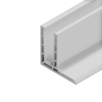 Rampe en verre pour clôture en aluminium sur mesure, balustrade moderne en verre trempé pour projets de balcon, escalier et terrasse