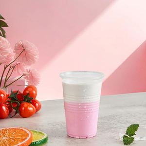 Gobelet à sauce noir transparent à paroi simple avec couvercle et poignée, diamètre 90 mm, qualité alimentaire, gaufré, pour restaurant, condiments, à emporter - Product Image 1