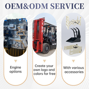 Tuyệt vời giảm giá xe nâng 3 3.5 <span class=keywords><strong>4</strong></span> 5 tấn DIESEL mạnh mẽ EPA eur5 động cơ nâng chiều cao 3M-7m xe nâng DIESEL 4x4 - Product Image 4