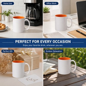 Tazas de Café de Cerámica Personalizadas de 11 oz, Regalo Promocional para Eventos Empresariales, Fiestas, Bodas, <span class=keywords><strong>Taza</strong></span> de Cerámica de 11 oz - Product Image 4