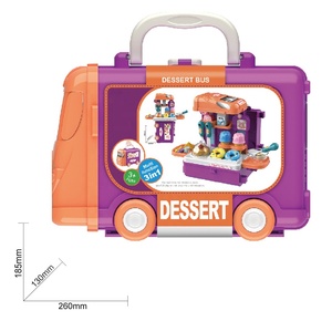 Juego de Juguetes de <span class=keywords><strong>Cocina</strong></span> de Plástico 3 en 1 <span class=keywords><strong>para</strong></span> Niños, 29 Piezas, <span class=keywords><strong>para</strong></span> Simular una Tienda de Postres - Product Image 2